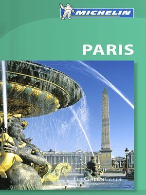 cover image of Michelin Green Guide Paris